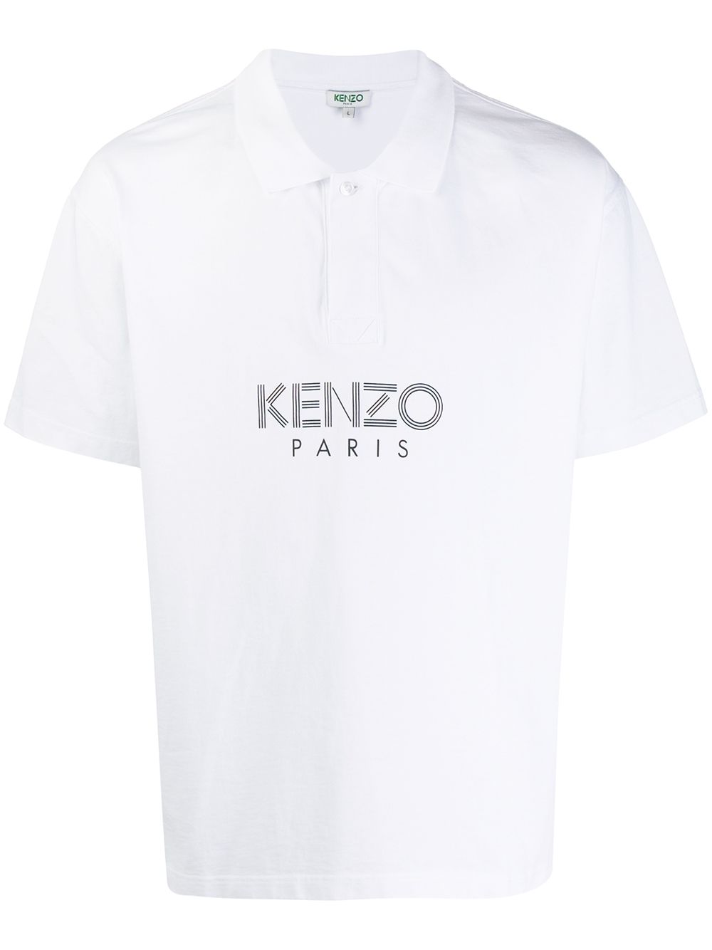 фото Kenzo logo print polo shirt