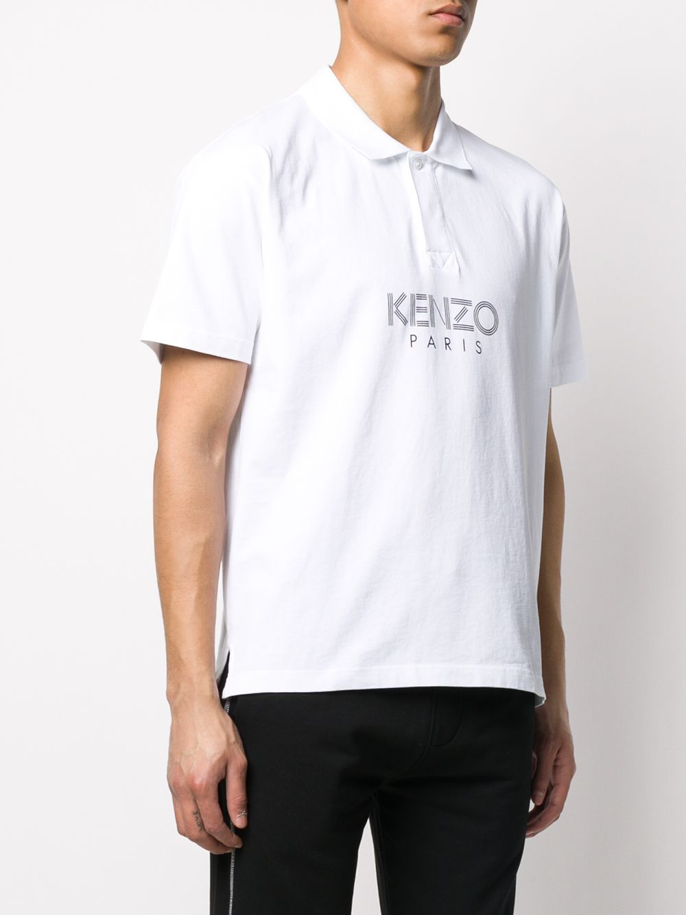 фото Kenzo logo print polo shirt