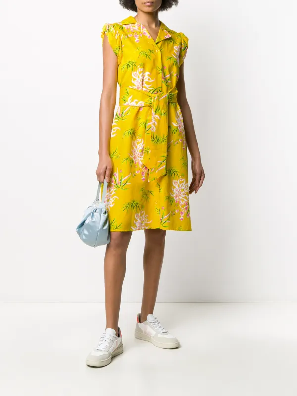 kenzo yellow dress