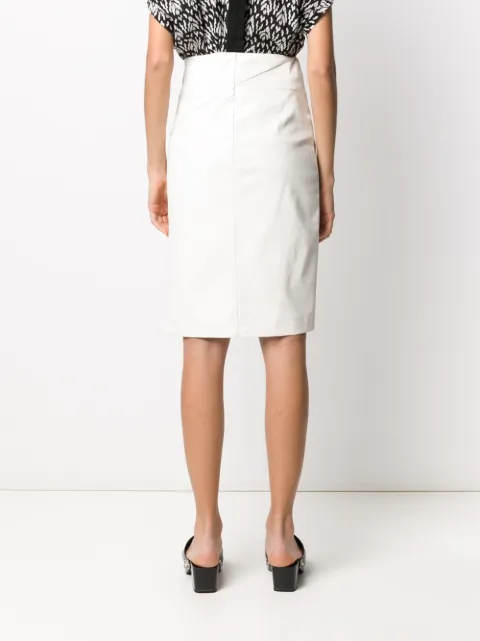 nude pencil skirt outfit