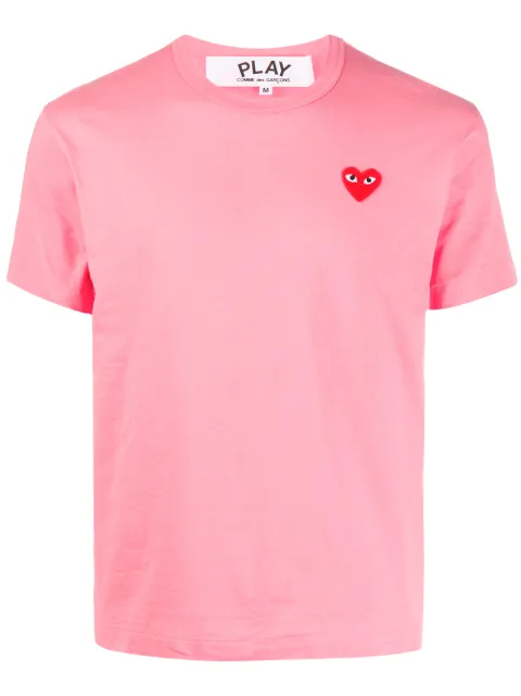 Comme Des Garçons Play heart embroidered round neck T-shirt