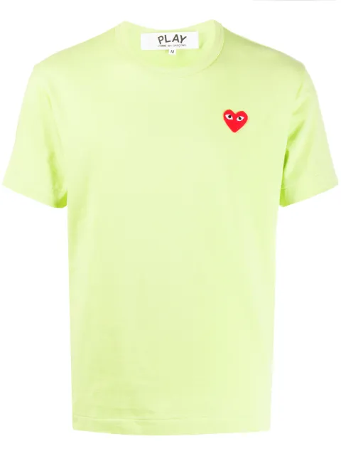 Comme Des Garçons Play heart embroidered round neck T-shirt