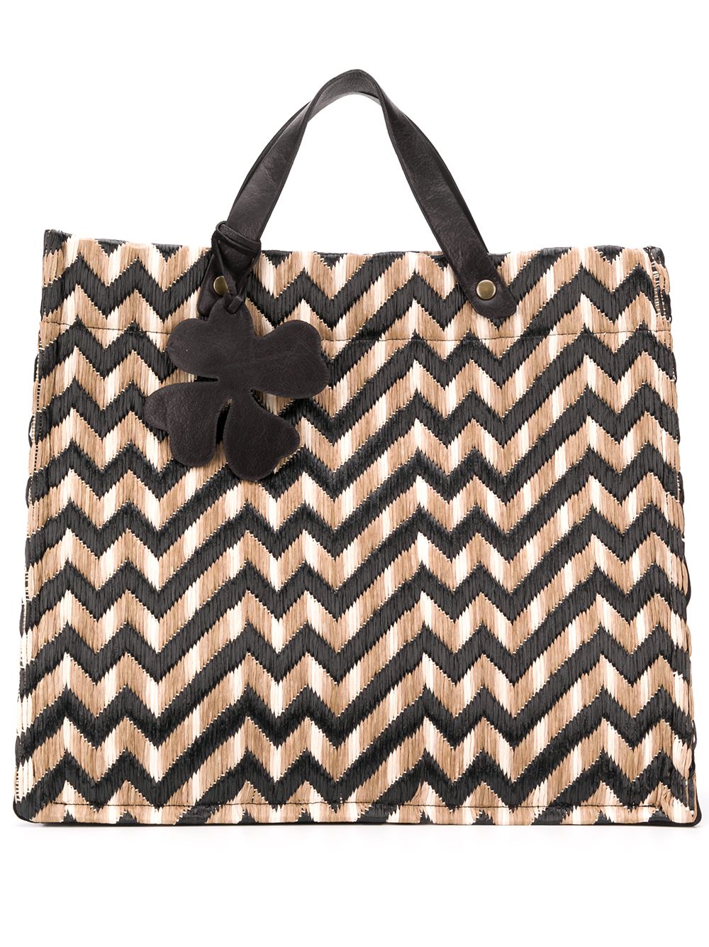 фото Danielapi woven top-handle tote