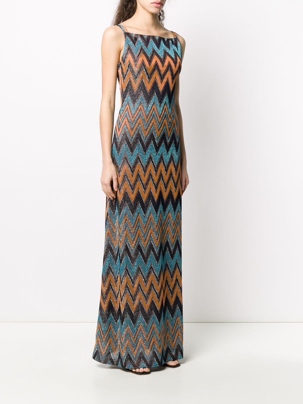 фото M missoni платье с узором зигзаг