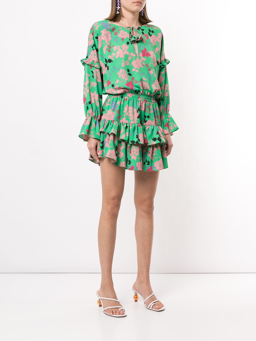 фото Misa los angeles amalya floral-print dress