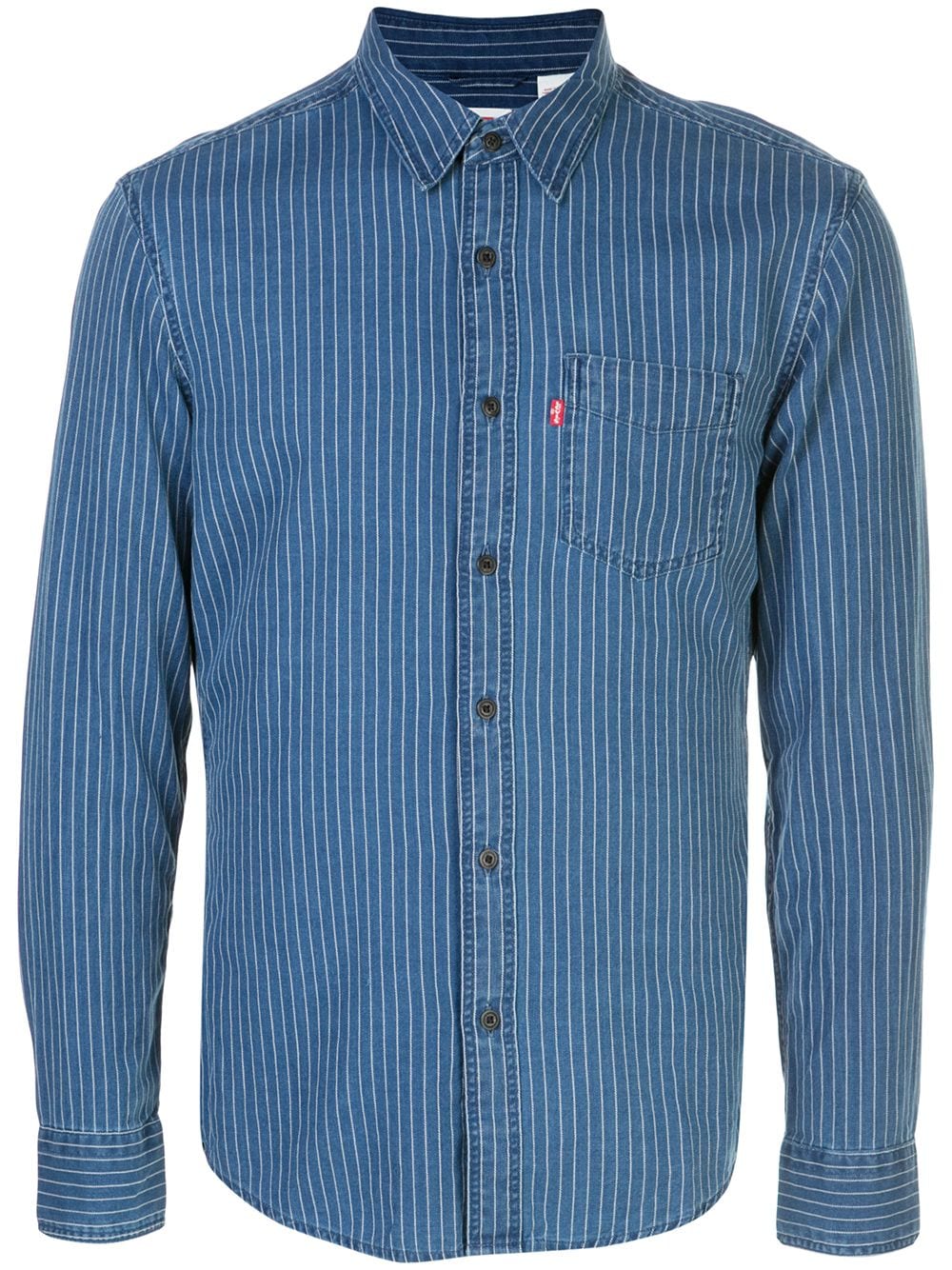 Levi's Sunset Striped Slim-fit Shirt In Blue