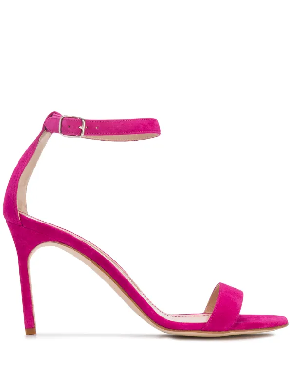 pink ankle strap sandals
