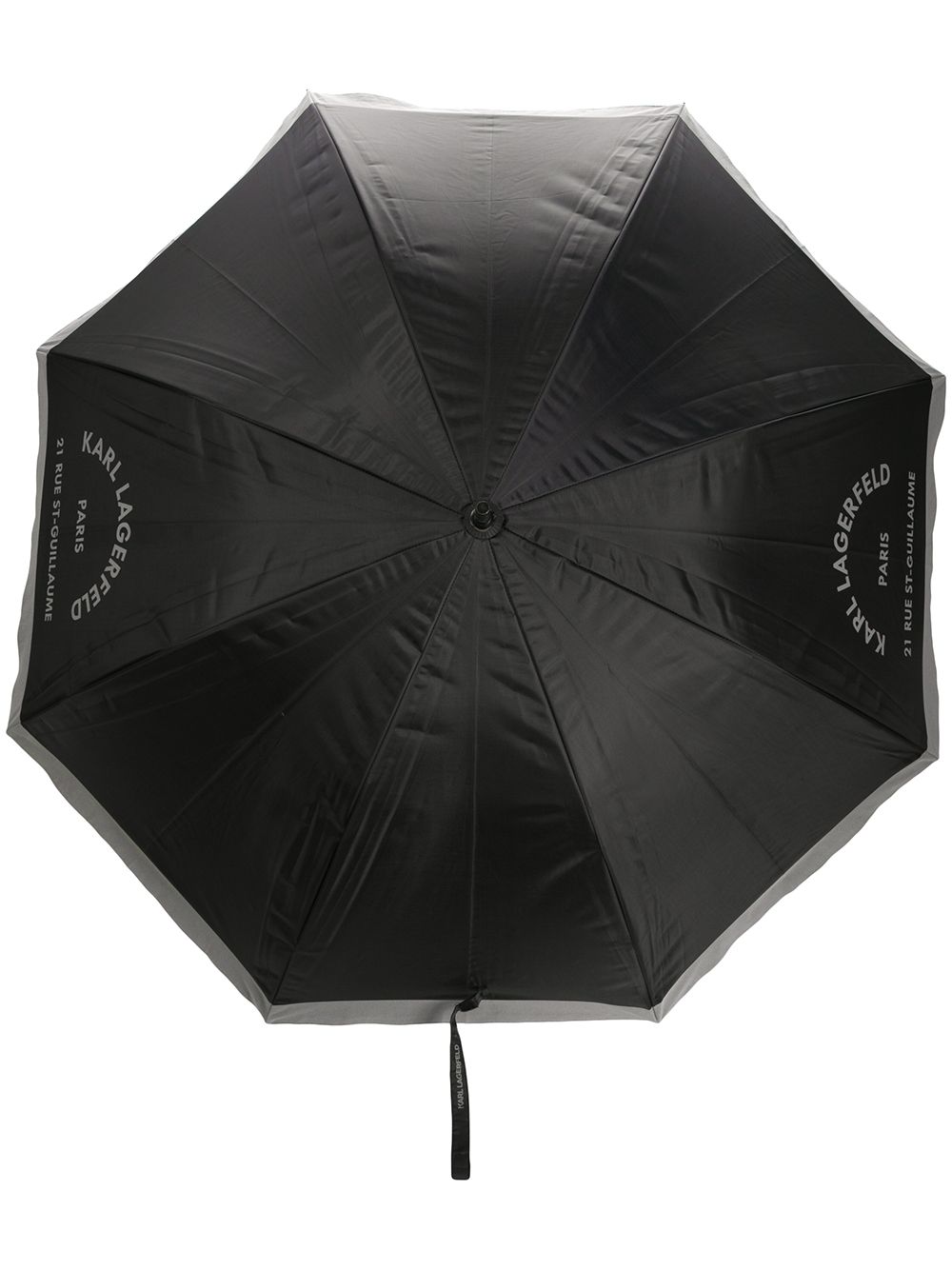 фото Karl lagerfeld logo print umbrella