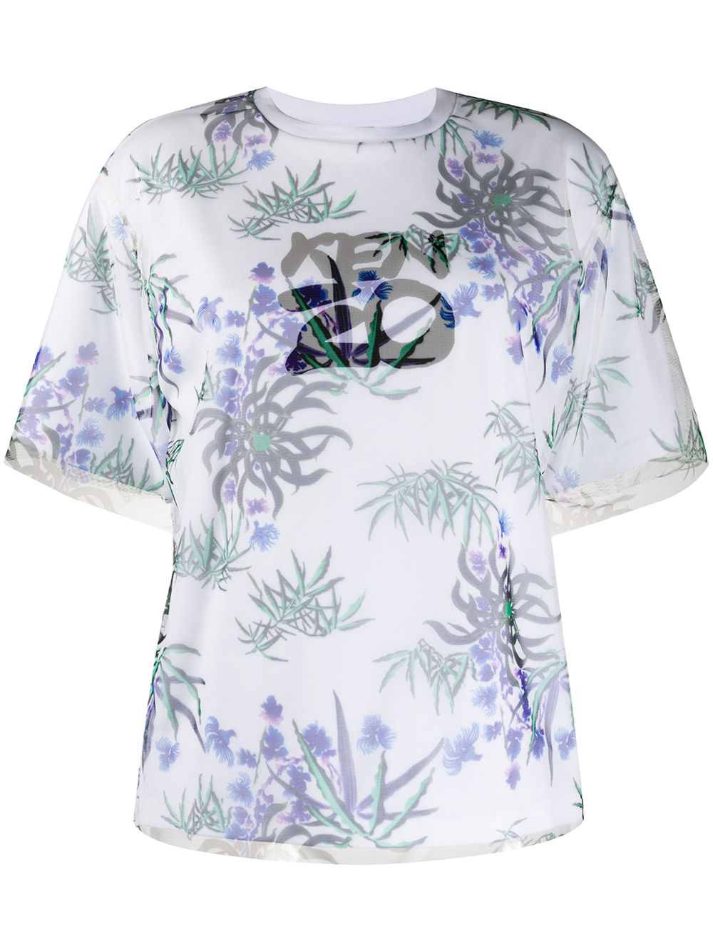 фото Kenzo sea lily layered t-shirt