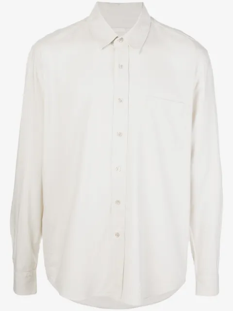 OUR LEGACY long-sleeve silk shirt