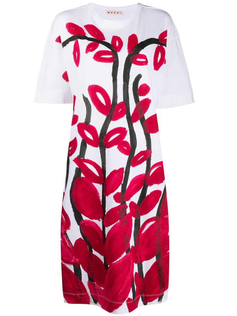 MARNI BRUSH STROKE DRESS