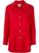 Image 1 of Hermès pre-owned logo single-breasted long sleeve shirt