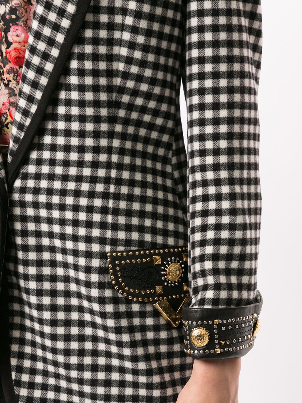 фото Versace pre-owned пальто с длинными рукавами