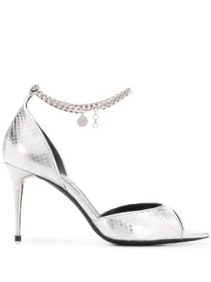 chain strap metallic pumps by Tom Ford, available on farfetch.com for $2459 Bella Hadid Shoes SIMILAR PRODUCT