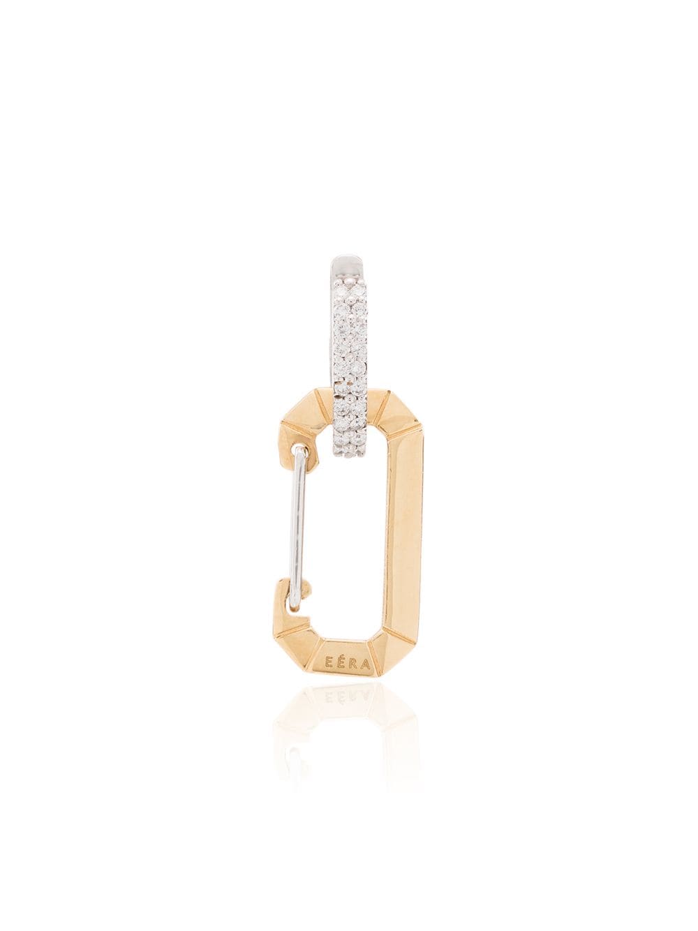 18kt yellow gold Chiara diamond-embellished earring