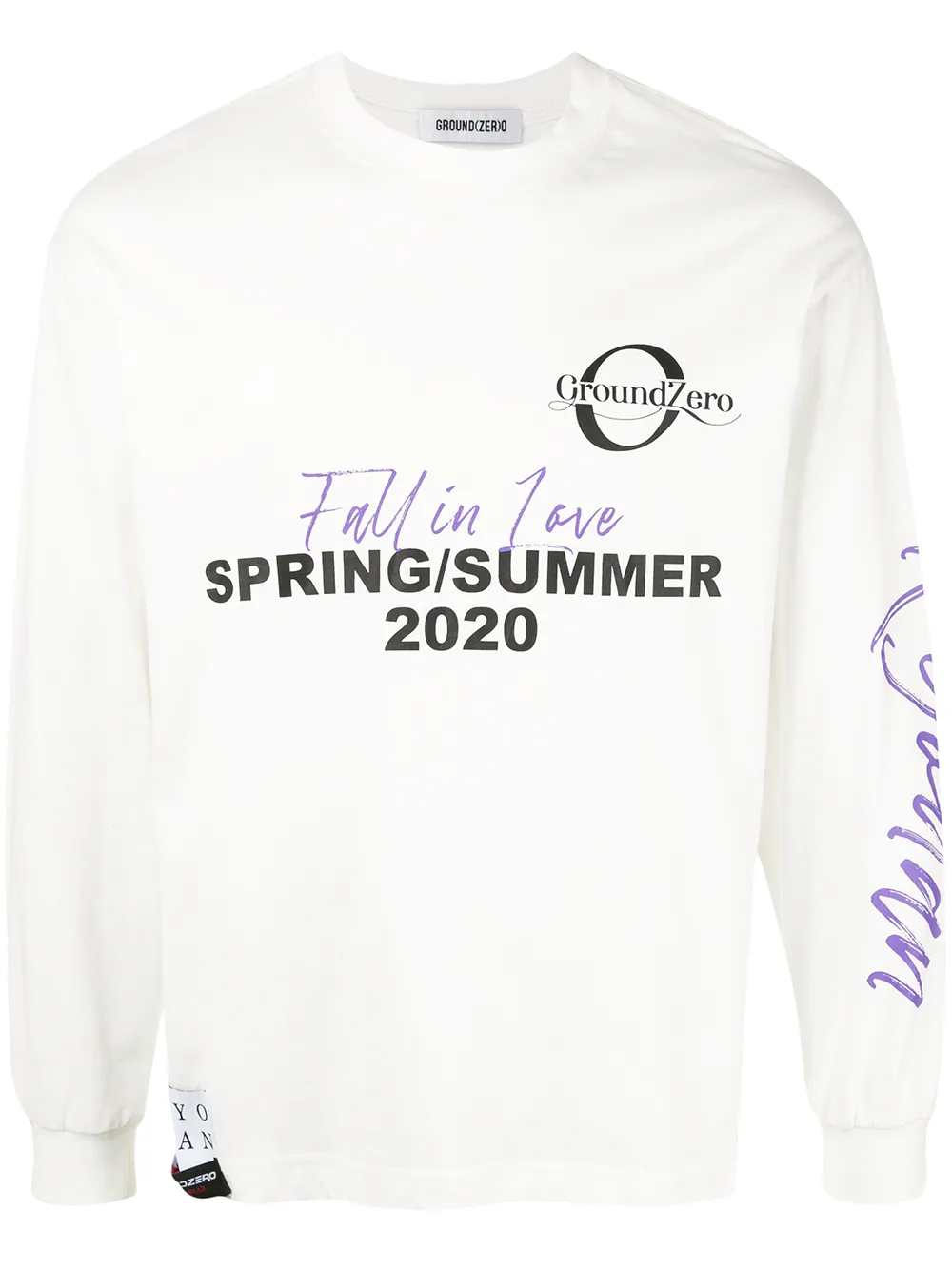 Ground Zero logo print sweater Ground Zero logo print sweater