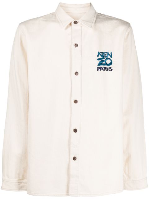 embroidered overshirt