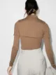 Jacquemus panelled cutout knitted top