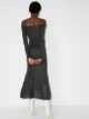 Jacquemus Lauries off-shoulder midi dress