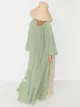 Masterpeace panelled lace dress