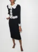 Image 2 of Dolce & Gabbana lace-trimmed midi dress