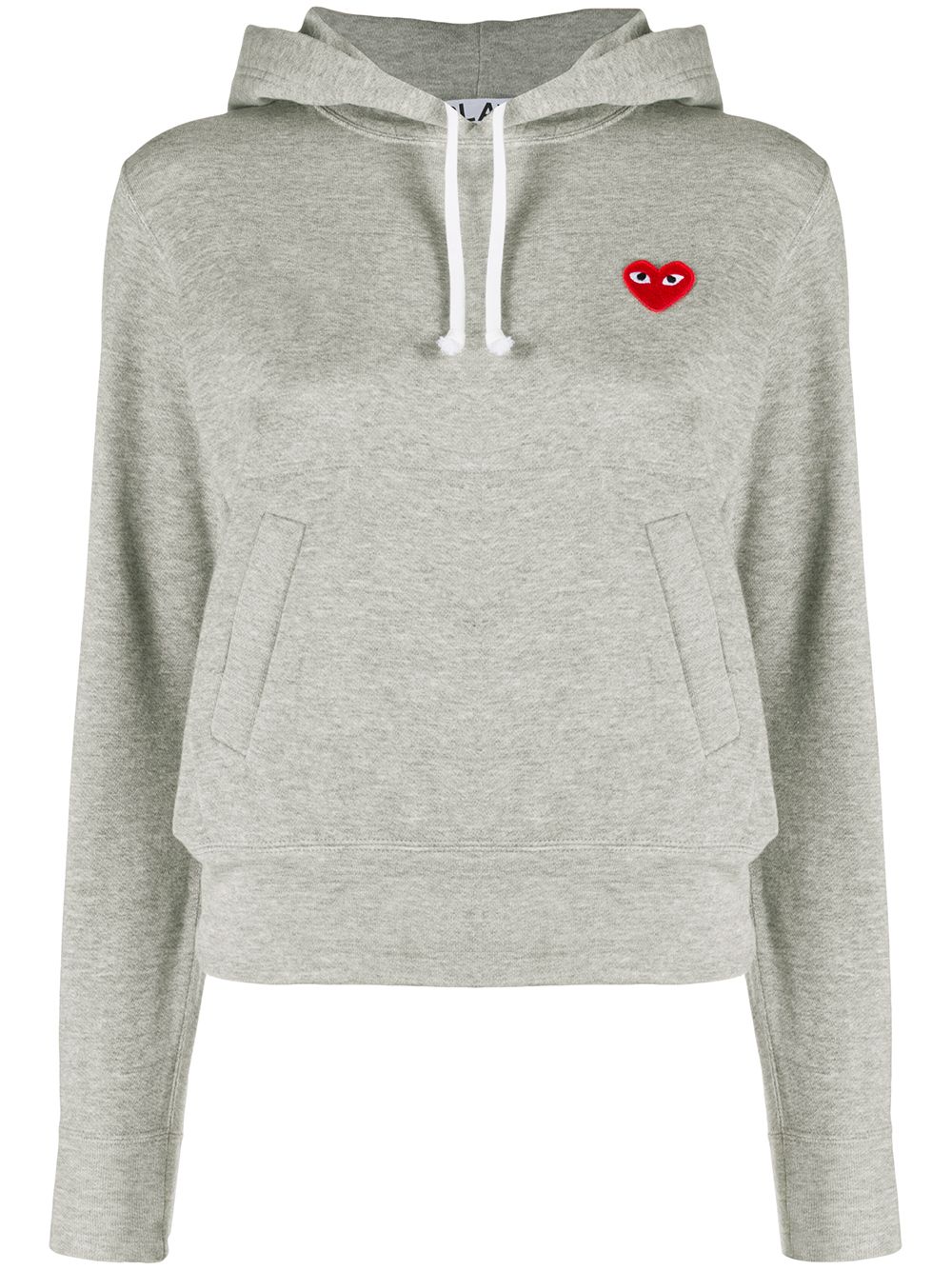 фото Comme des garçons play logo heart hoodie