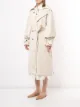 Ruban poncho trench coat