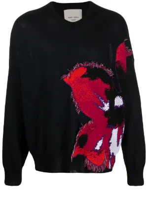 NEW $220 FRANKIE MORELLO Sweater Blue Cotton Crewneck Pullover Mens Top s M