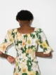 Dolce & Gabbana Camelia off-shoulder top