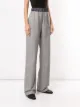 0711 checked print trousers