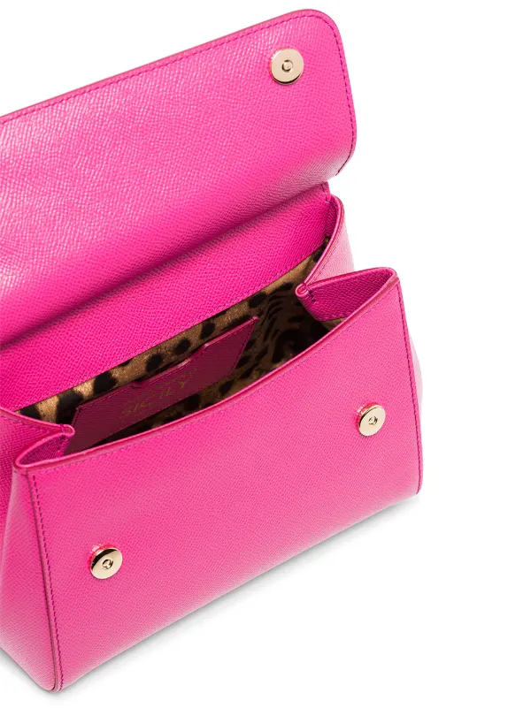 Dolce & Gabbana Small Sicily Shoulder Bag | Pink | FARFETCH