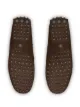 Car Shoe lace-up suede loafers