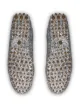 Car Shoe metallic driving loafers