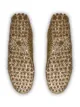 Car Shoe metallic-effect driving loafers
