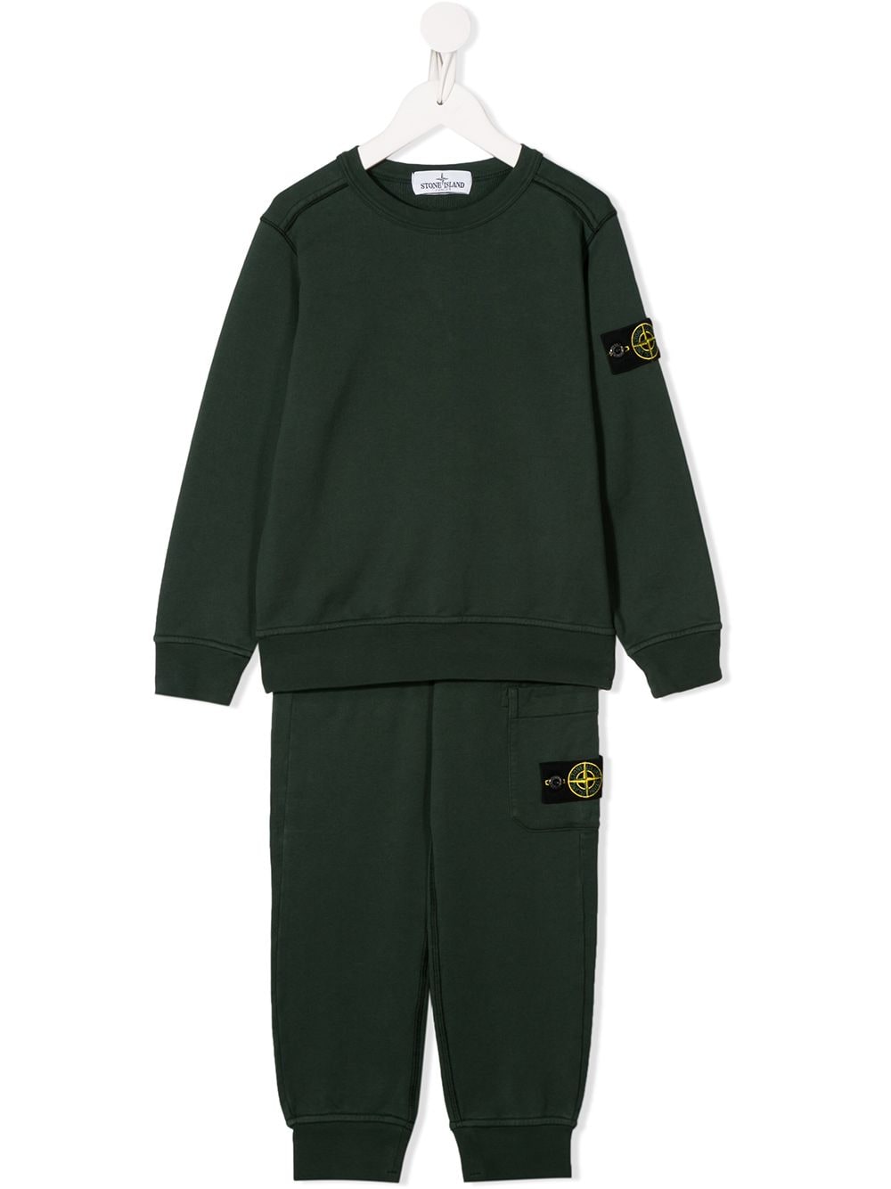 фото Stone island junior спортивный костюм с объемными швами