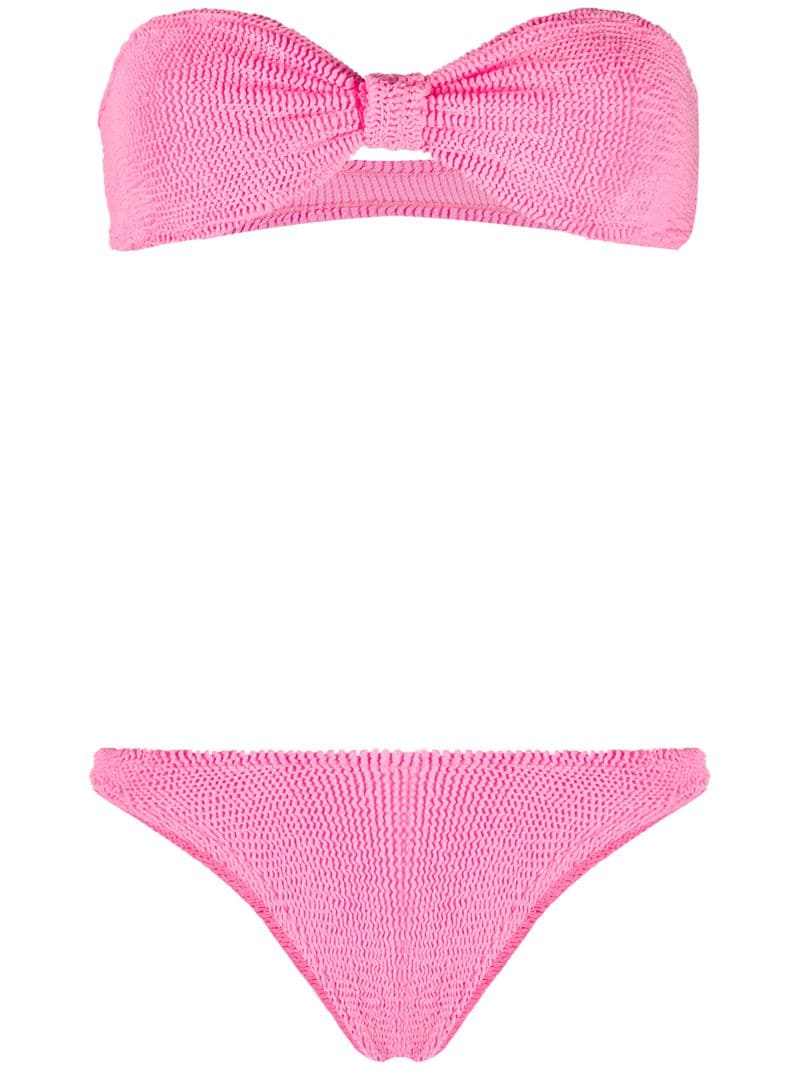 Hunza G Hunza Seersucker Bikini In Pink