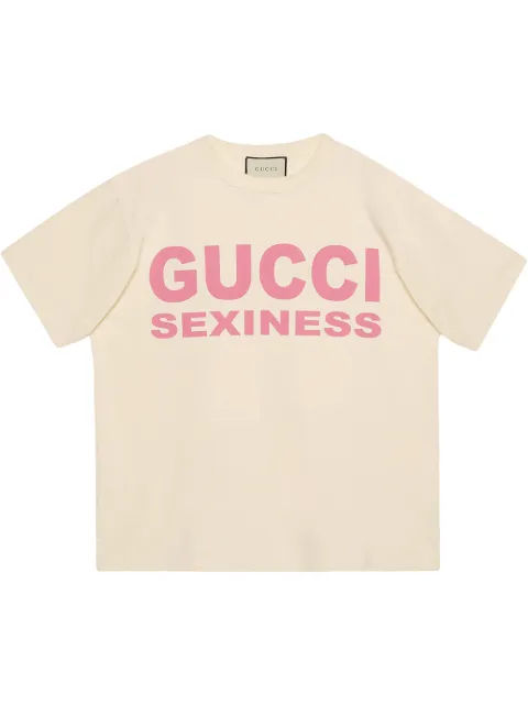 Gucci Gucci Sexiness Print T-Shirt Ss20 