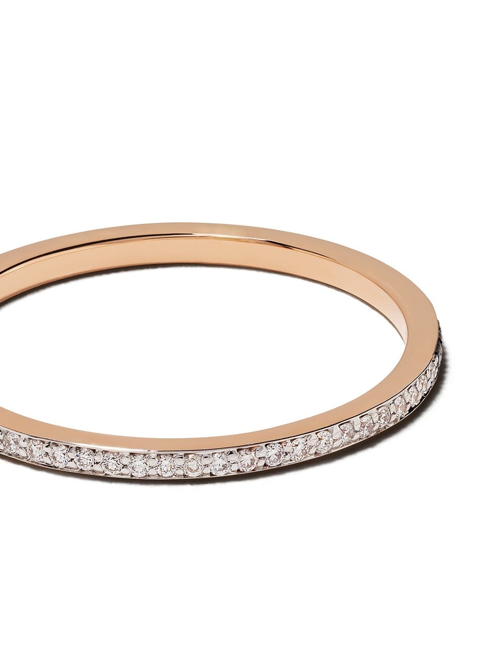 Shop Botier 18kt Rose Gold Day And Night Diamond Eternity Ring In 18 Ct. Rose Gold
