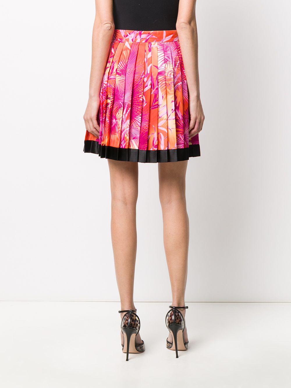 фото Versace плиссированная юбка мини