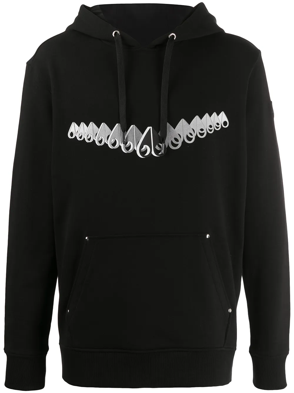 Moose Knuckles logo print hoodie Moose Knuckles logo print hoodie