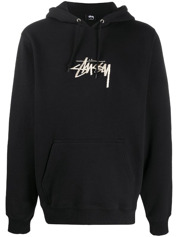 stussy embroidered sweatshirt