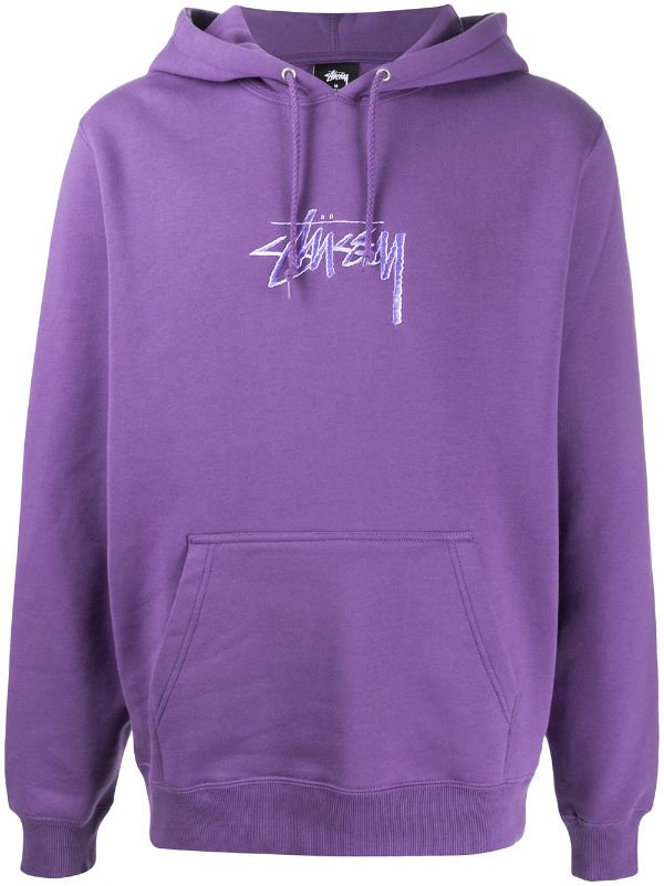 stussy purple hoodie