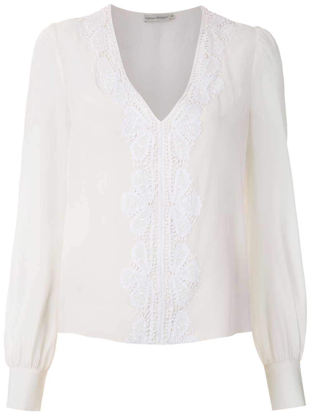 

Martha Medeiros blusa Carina - Blanco