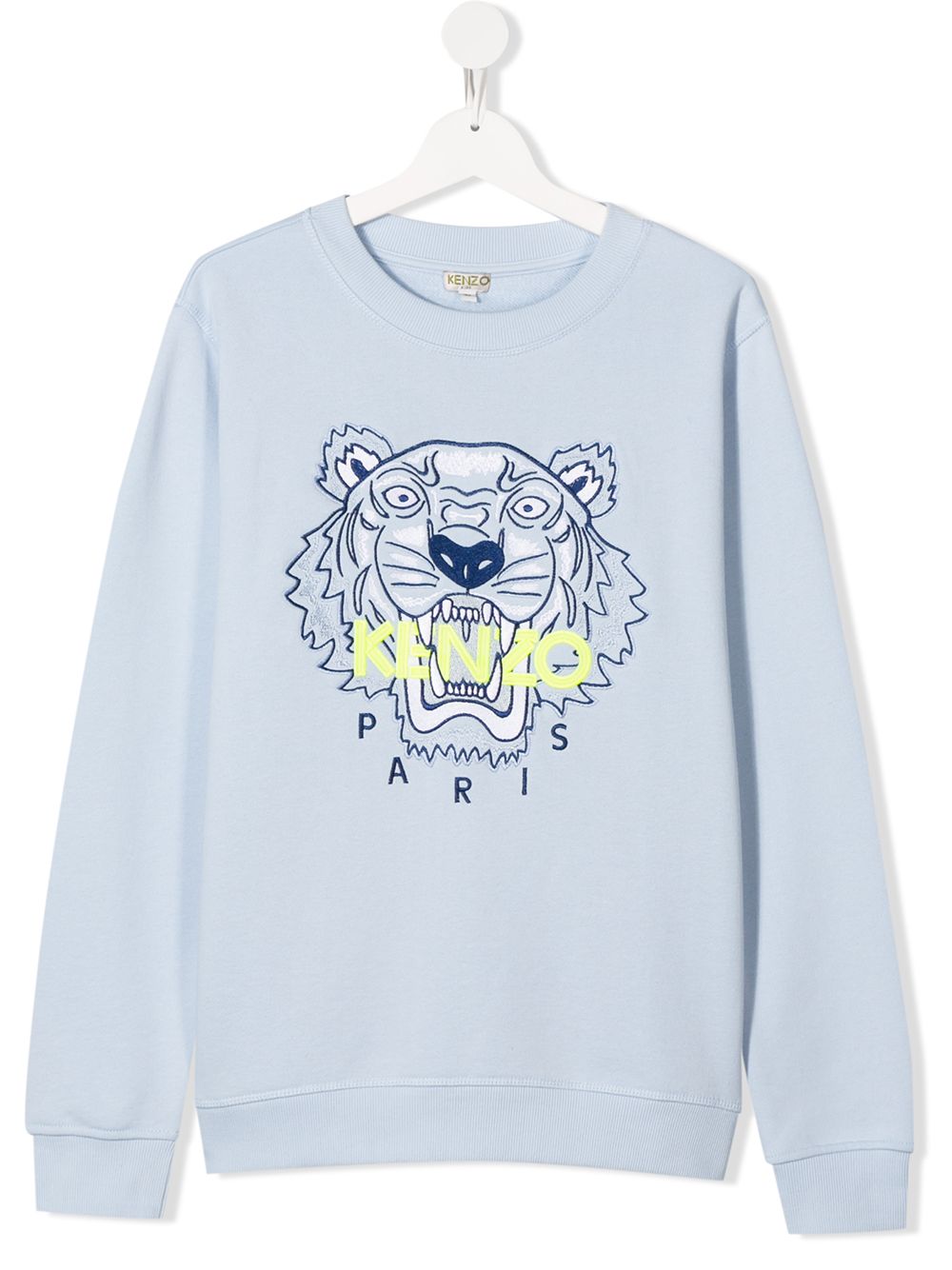 фото Kenzo kids teen tiger face sweatshirt