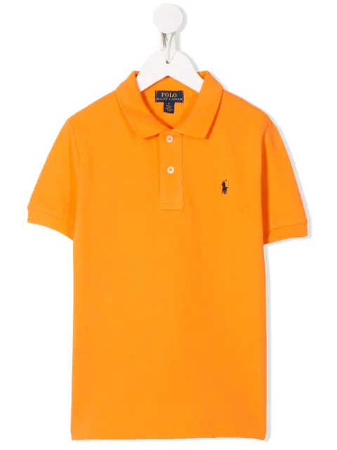 POLO RALPH LAUREN KIDS embroidered logo polo shirt