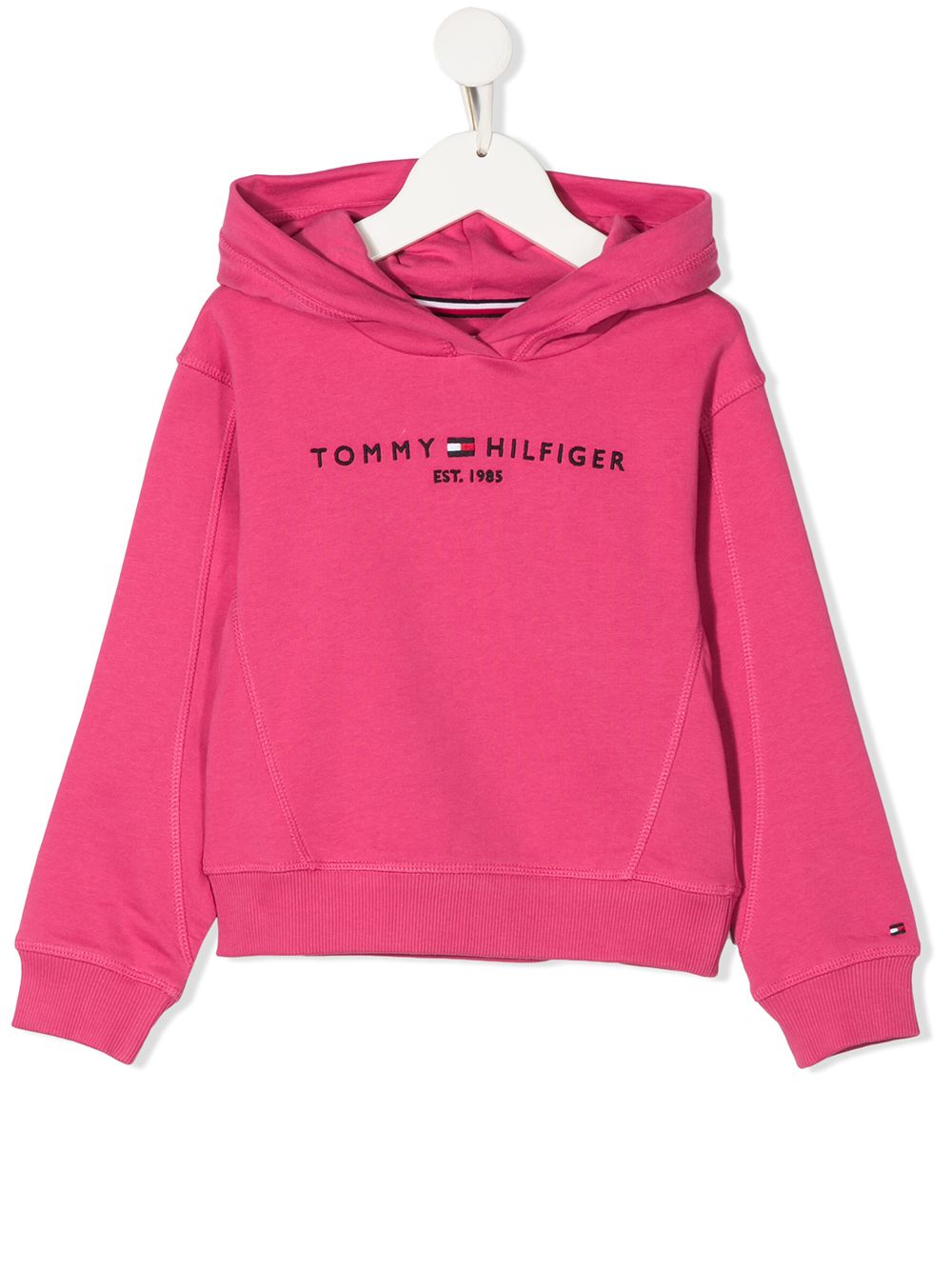 tommy hilfiger pink zip up hoodie