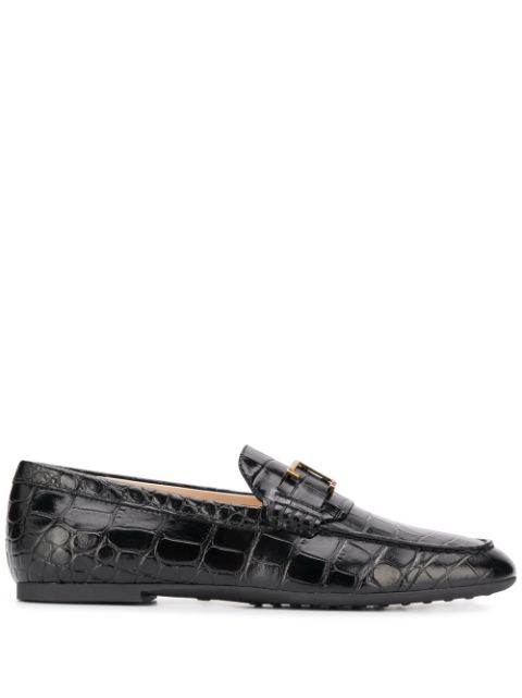 tod's crocodile loafers