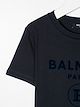 Balmain Kids تيشيرت بطبعة شعار الماركة