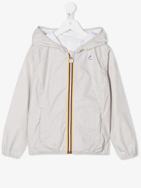 K Way Kids Lily reversible hooded jacket