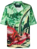 Valentino Garavani graphic print shirt - Green